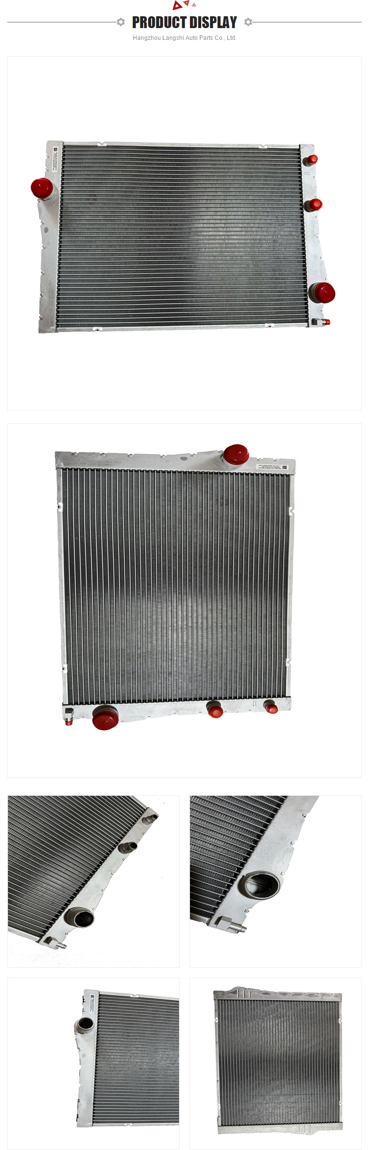 Auto Parts Aluminum Radiator for BMW E70 E71 X5 X5 35iX 3.0T Cooling System 17118654431
