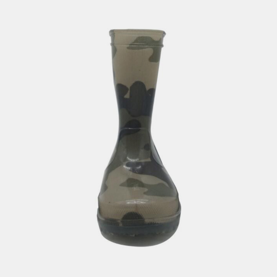 Oil Proof Kids Light Up Rain Boots , 35EU Boys Camo Rain Boots