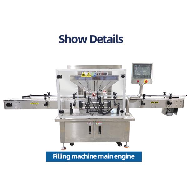 Stainless Steel Fully Automatic Snack Food Cans and Bottle Filling Machine Capping Machine Labeling Machine