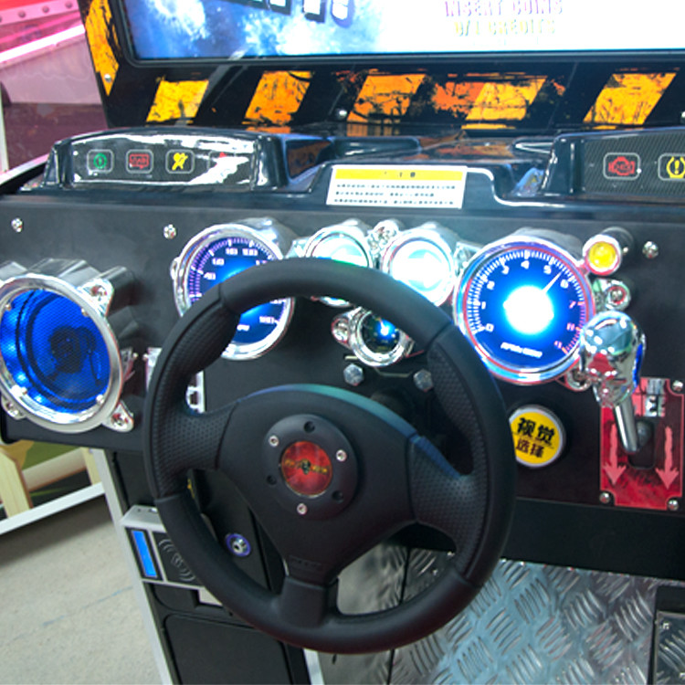 Coin Operated Racing Game Machine , Dirty Drivin Arcade Machine With 42" LCD