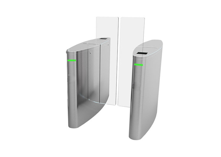 LED Indicator IP54 100W Half Height Sliding Turnstile SS304