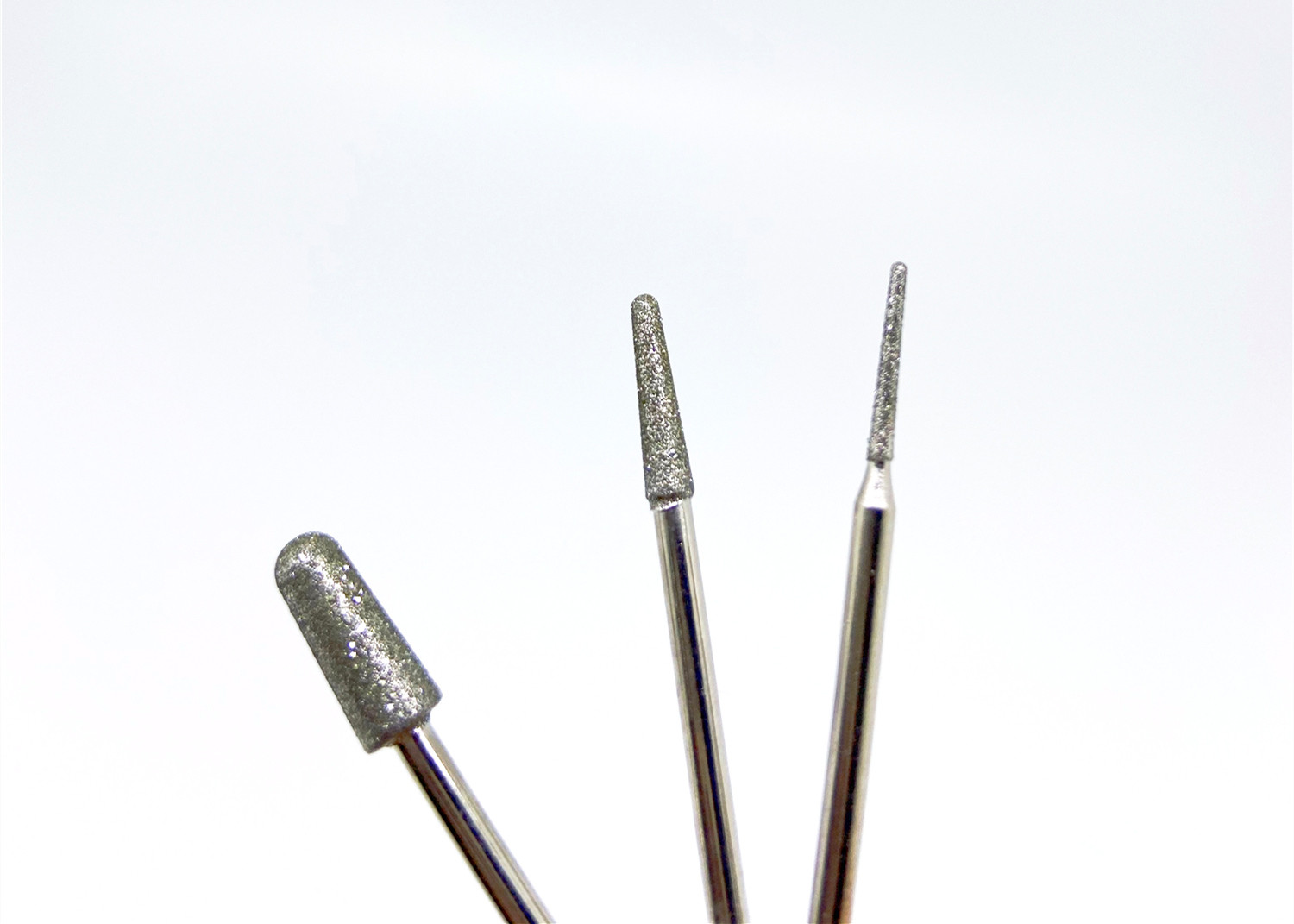 Economical Diamond Grinding Stones Electroplated Round End Tapered Diamond Bur