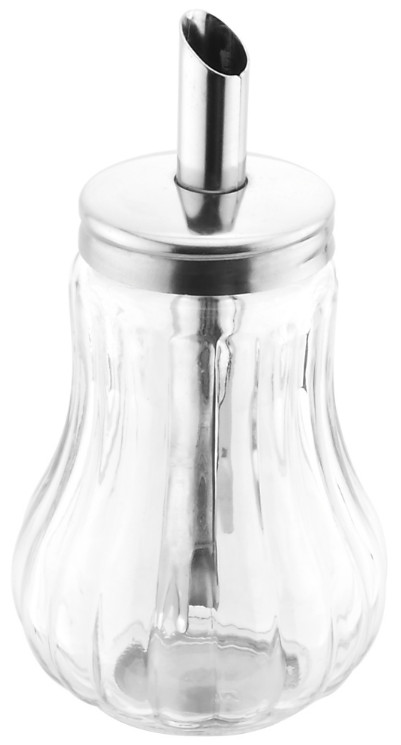 Salt and Pepper Shakers Soy Sauce and Oil Dispensers / High Transparent Glass Condiment Pots