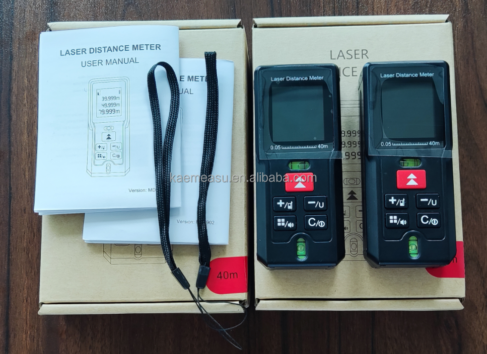 Handheld Laser Distance Meter Electric Distance Measuring Equipment Mini Portable Digital Laser Rangefinders 0.05-120m
