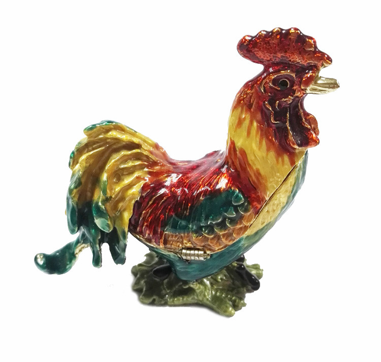 Jewlery packaging box rooster shape jewelry box rooster style jewelry box