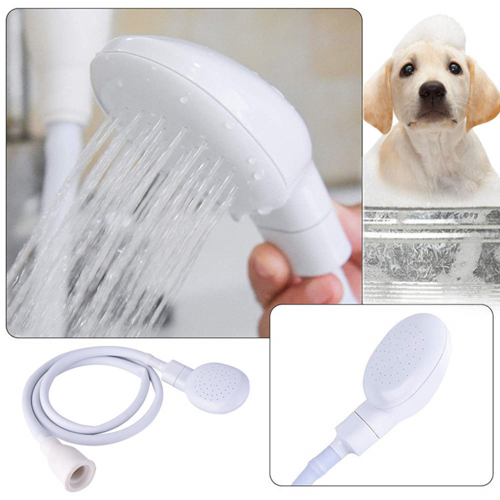 Pet Cleaning Brush Sprayer Animal Shower Quick Contact Nozzle
