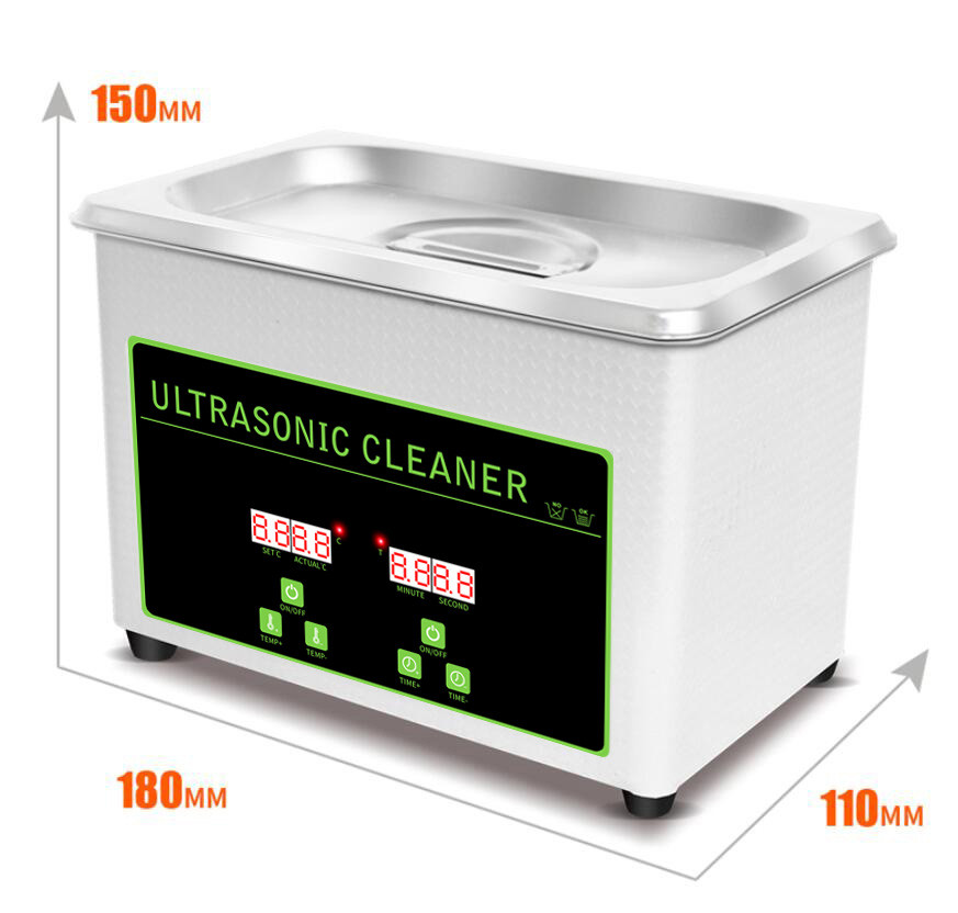 30W 800ml Digital Ultrasonic Jewelry Cleaner Stainless Steel 304 Jewellery / Watche Cleaning