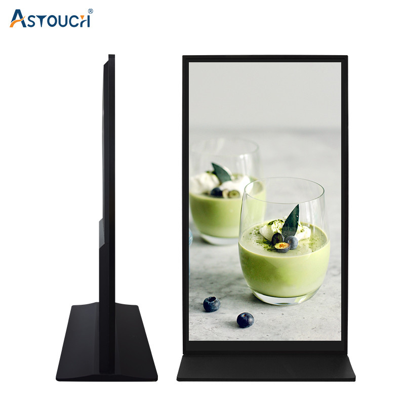 OEM / ODM Digital Smart Signage Displays Free Standing 49 Inch For University