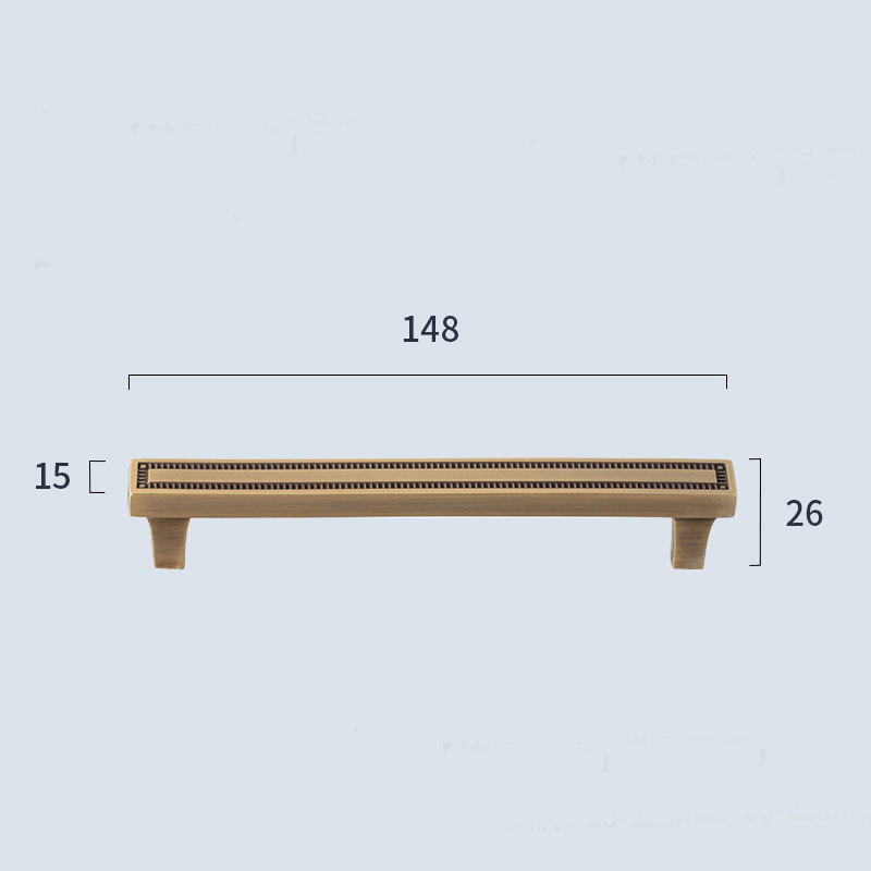 Furniture Morden Solid Brass Cabinet Handles Hardware Cabinet Pulls