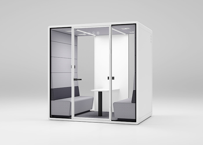 220V Acoustic Isolation Booth Soundproof Discussion Room With Sofa