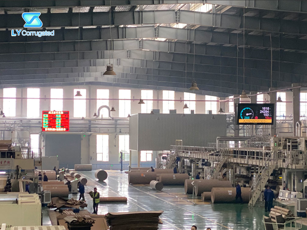 High Speed 2/3/5/7/9 Ply Corrugated Cardboard Production Line