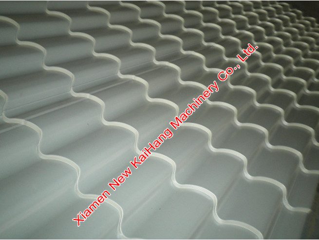 European Type Roof Tile Roll Forming Machine For Hydraulic Tile Pressing