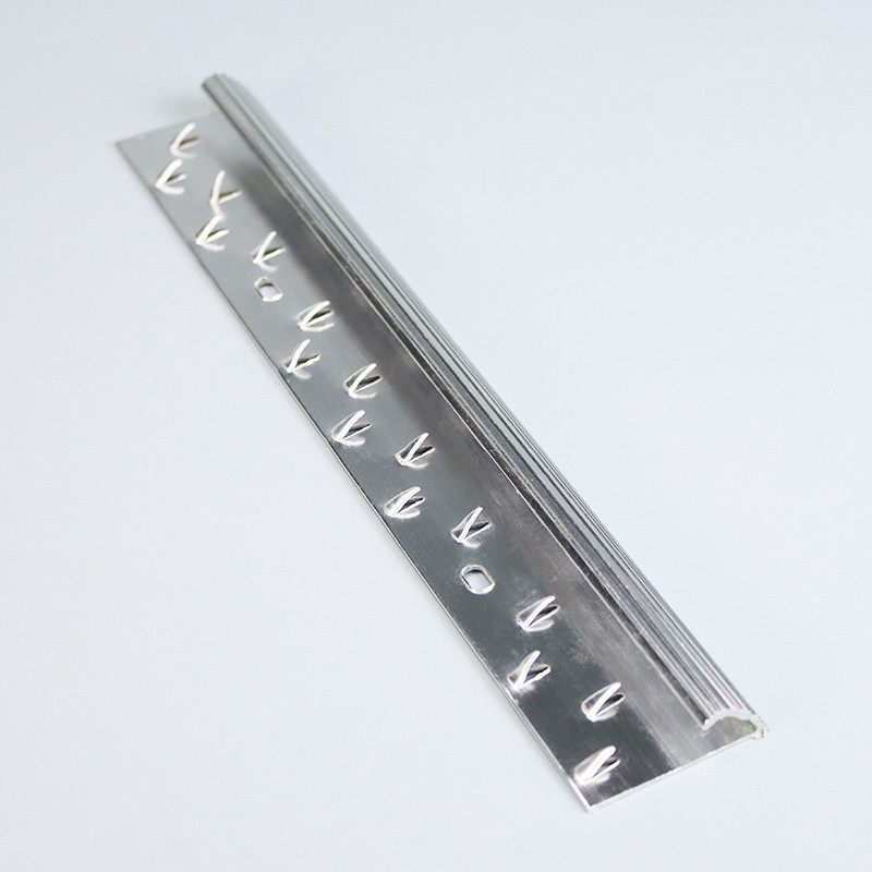 Flooring wall profile decoration silver aluminum metal carpet edging trim installing for strip floor