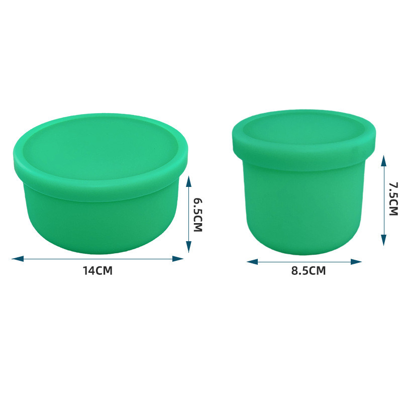 Silicone Bento Box For Kids Toddlers Silicone Food Grade Lunchbox LeakProof