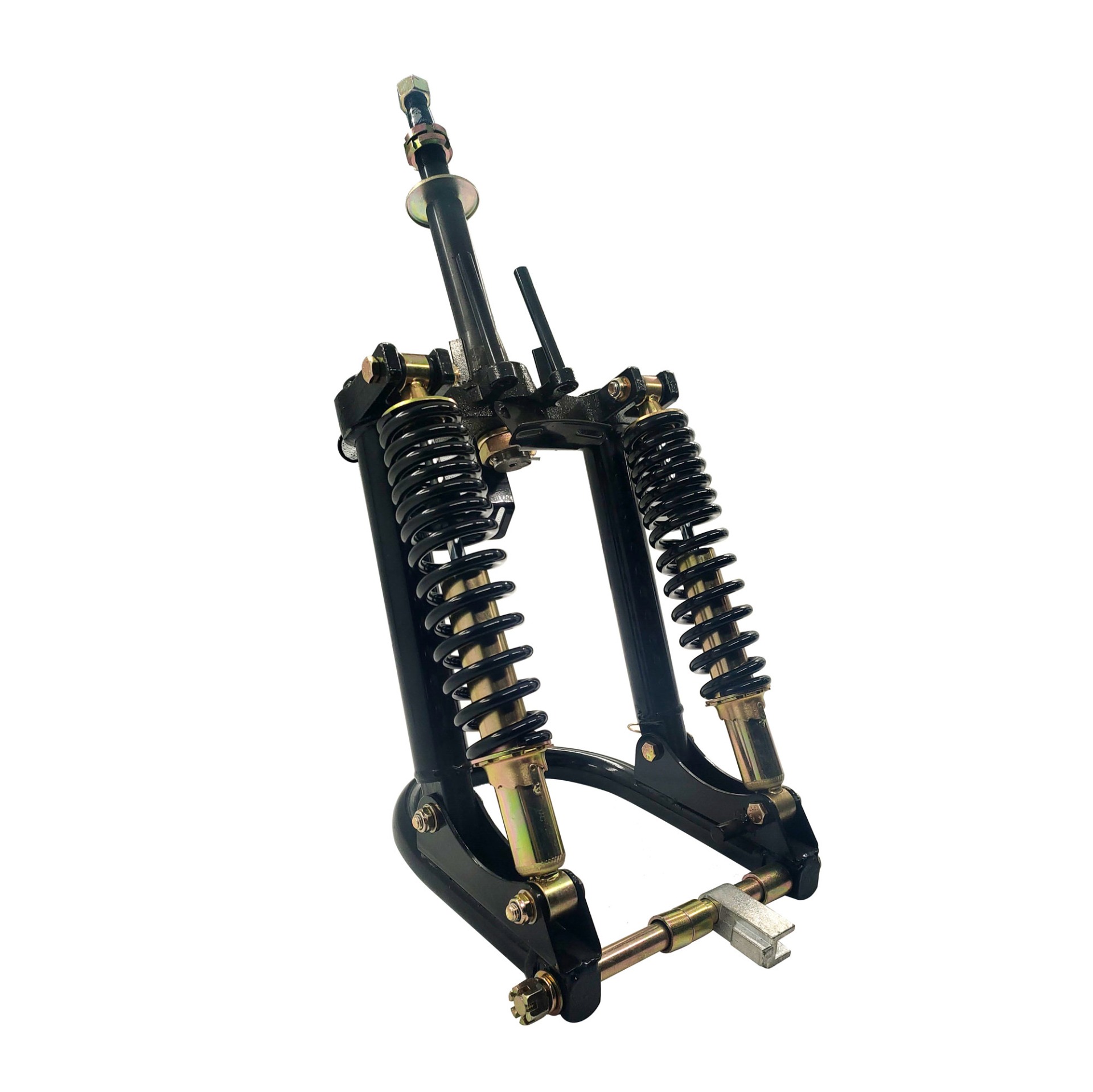 Black Hydraulic Shock Absorber for Smooth Transmission in Tricycle Motorcycle Height 520mm