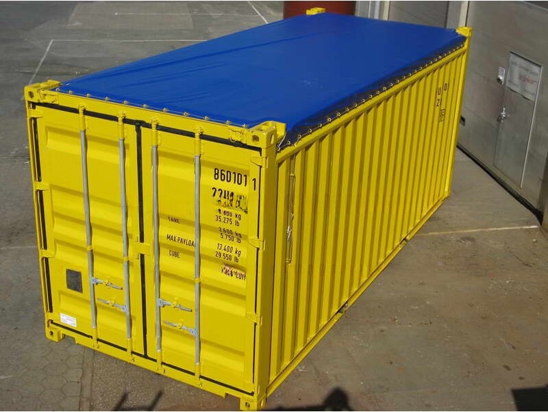 20ft Soft Open Top Dry Cargo Offshore Container CSC Certified for Offshore Oil and Gas Platform Transportation