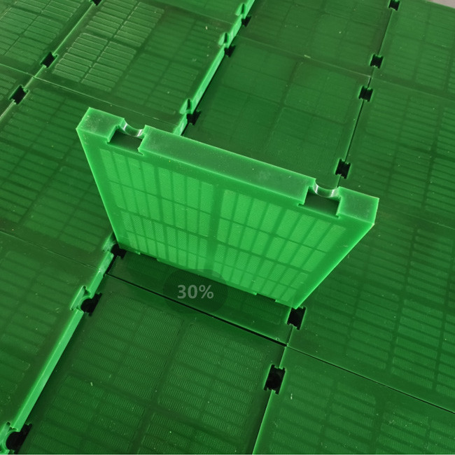 Linear Dewatering Vibrating Sieve Pu Screen Mesh Plate New Polyurethane Modular Screen
