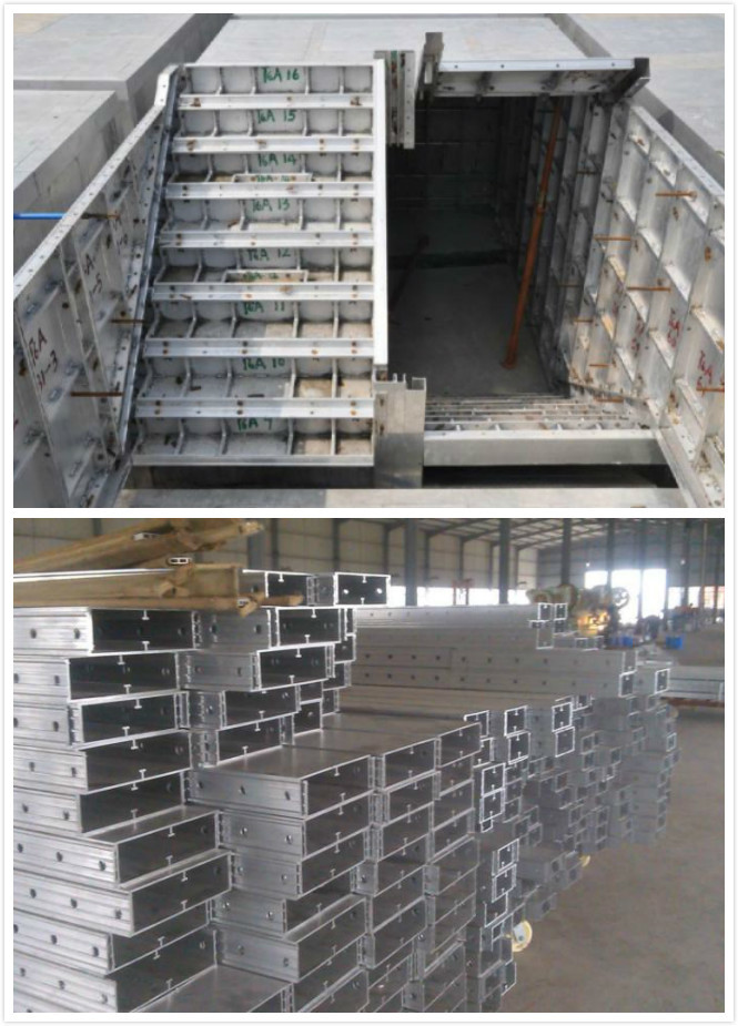 Aluminum Template / Aluminium Industrial Profile Assembled Into An Integral Formwork