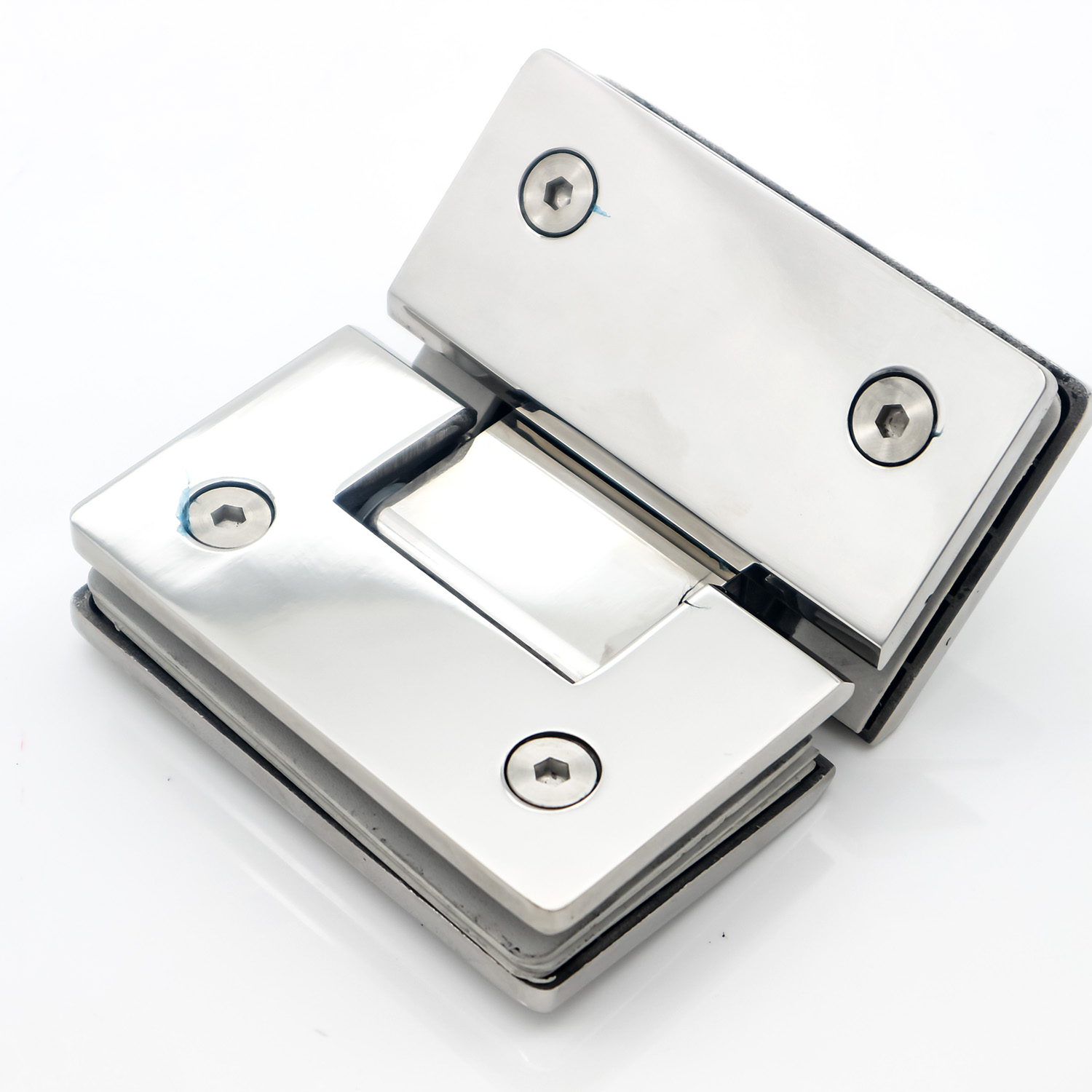 Long Life Stainless Steel Soft Close Shower Frameless Tempered Glass Door Hinges