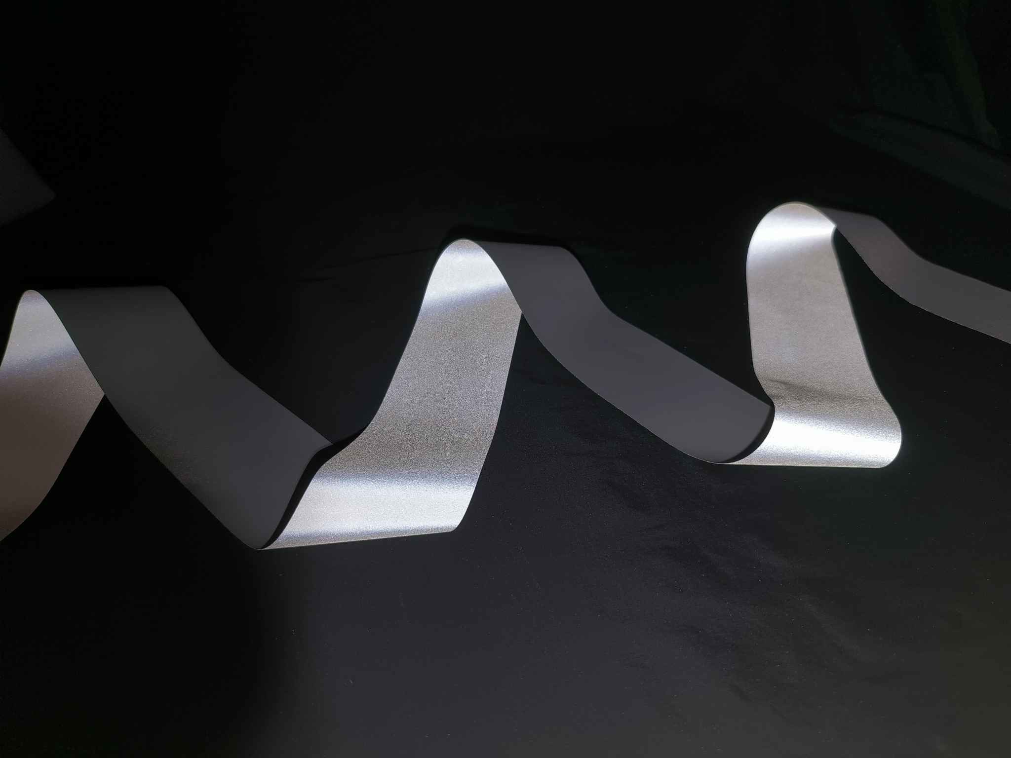 Sew On High Visibility Reflective Fabric Waterproof Reflective Tape For Firefighter Clothes