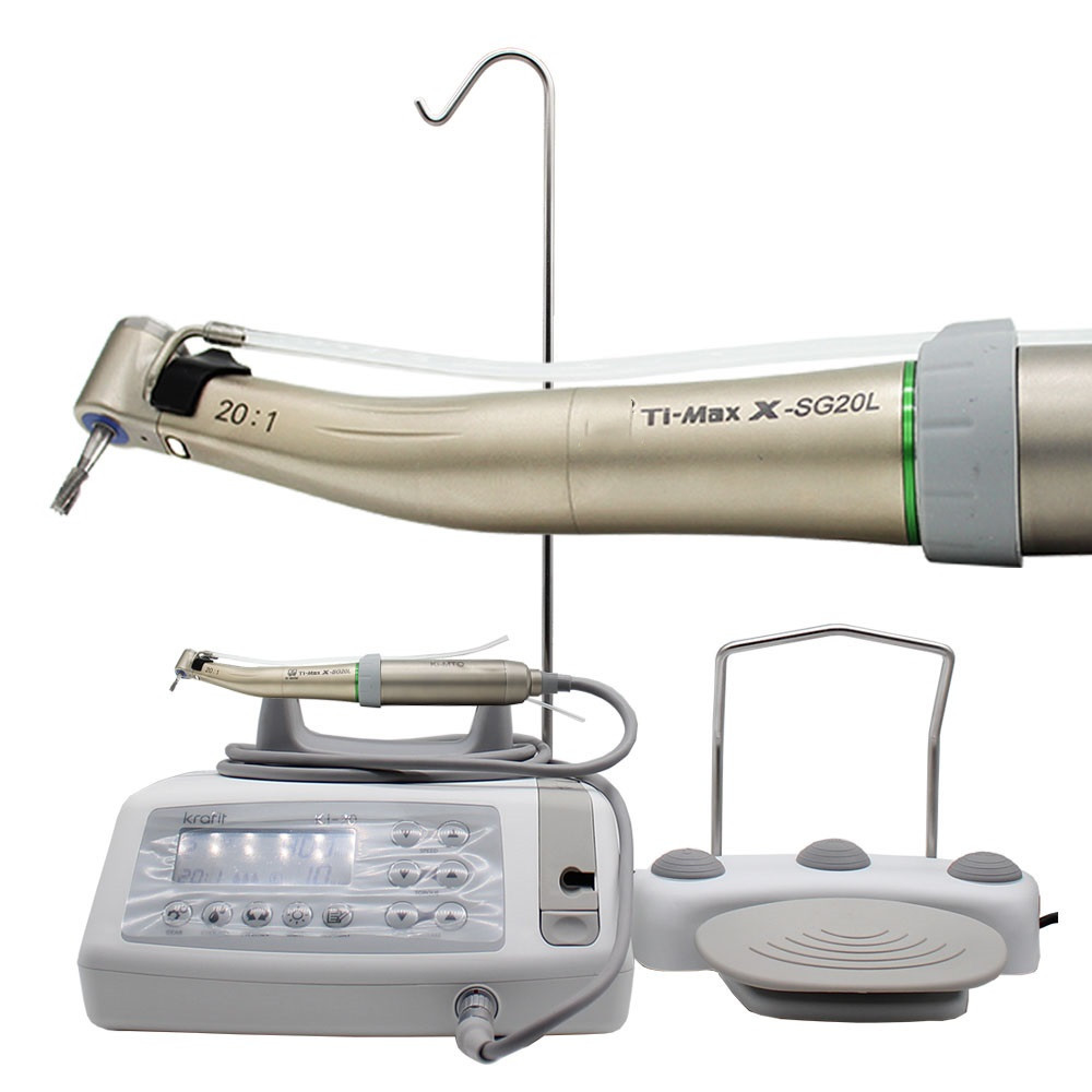 Ti-Max X-SG20L 20:1 Fiber Optic contra angle Reduction dental handpiece
