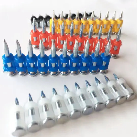 Shooting Gas Nail Gun Fasteners For Concrete Pneumatic Decoration