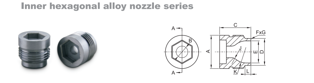 Factory price spray tips tungsten carbide spray nozzle