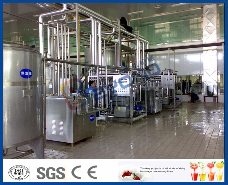 Custom Size Dairy Processing Plant Milk Processing Machine Low Consumption