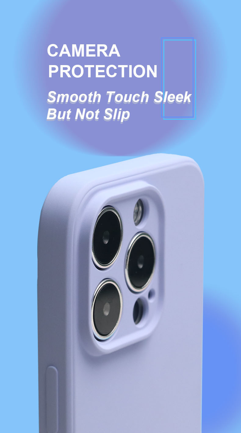 Camera Protection Silicone TPU Phone Case Soft Matte Shockproof For IPhone 16 15