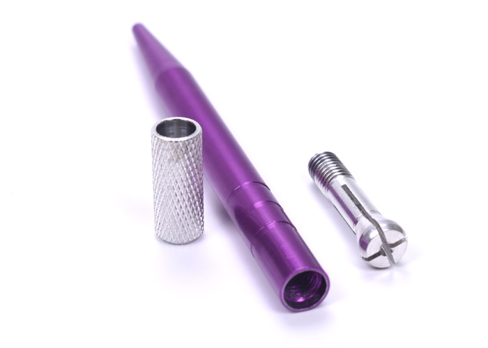 Fashionable Purple color Professional Aluminum Microblading Manual Pen for Permanent Make Up