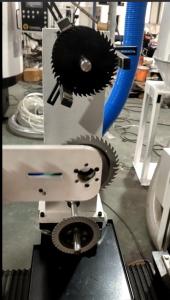 Buy cheap Circular Saw Blade Cnc Sandblasting Machine With Loader , Servo Control product