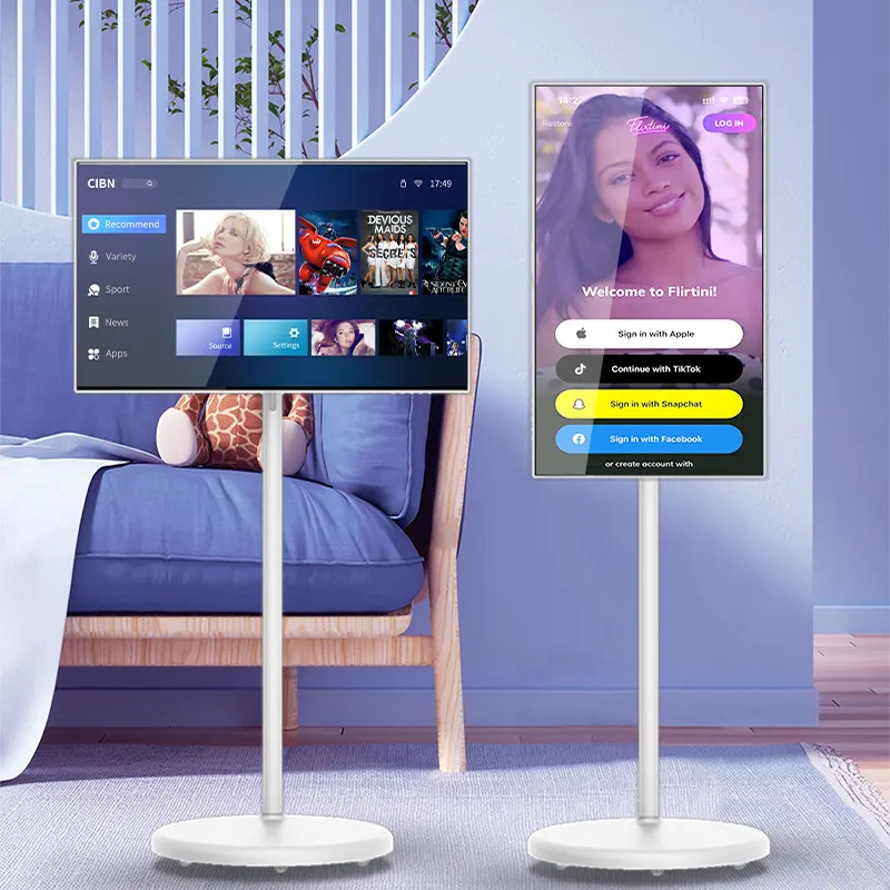 Interactive 32 Inch StandBy Me Monitor LCD Screen Movable TV Smart Incell Digital Signage PS5 Game