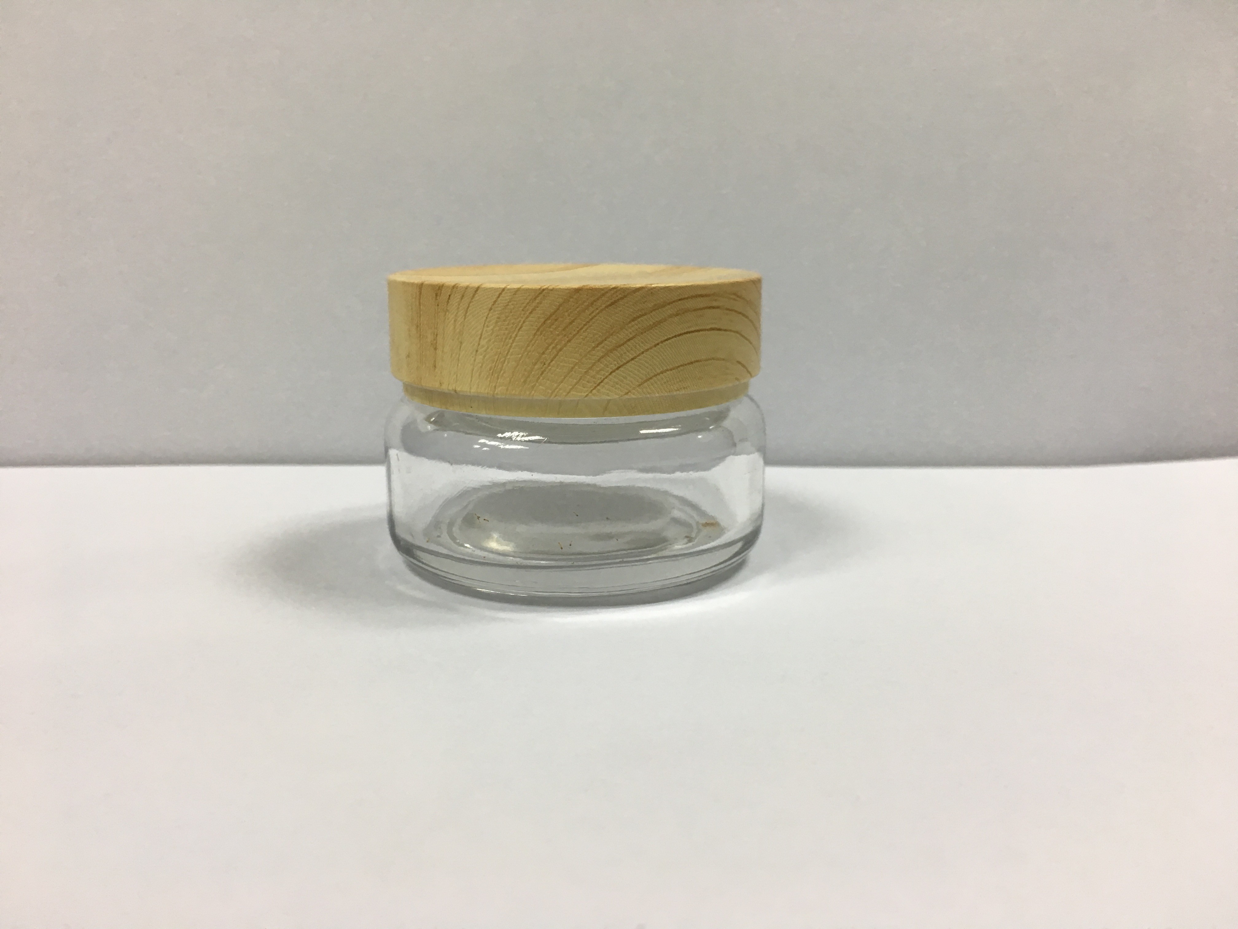 30g 50g 100g 150g 200g 250g Wooden Cosmetic Packaging With Bamboo Cap