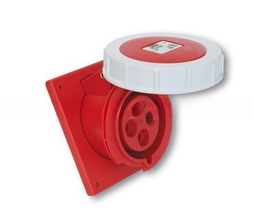 Industrial Plastic Electrical Plug and Socket for Reefer Container Spare Parts Rated Voltage 400V