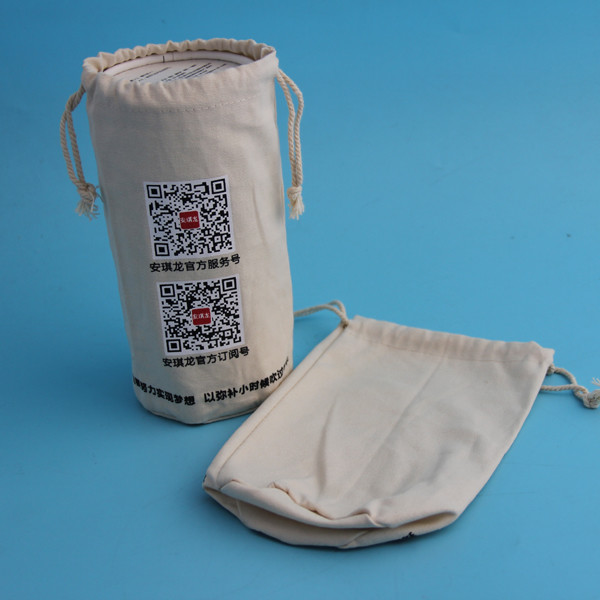 10 X 15cm Personalized Drawstring Bags , Custom Color Single Bottle Bag For Wine