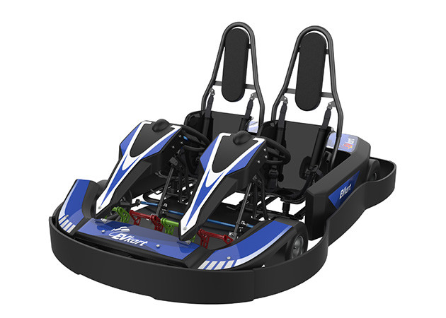 Entertainment Park 65km/H Two Seater Electric Go Kart 2.5h Driving
