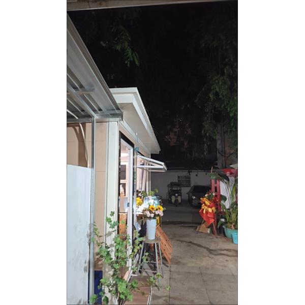 Farm Rooftop Garden Folding Window Portal Allowing Safe Access to Urban Agriculture Planting Systems