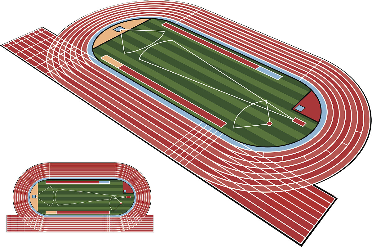 Synthetic Eco Sports Flooring Red Playgroud All Weather Running Track Surface