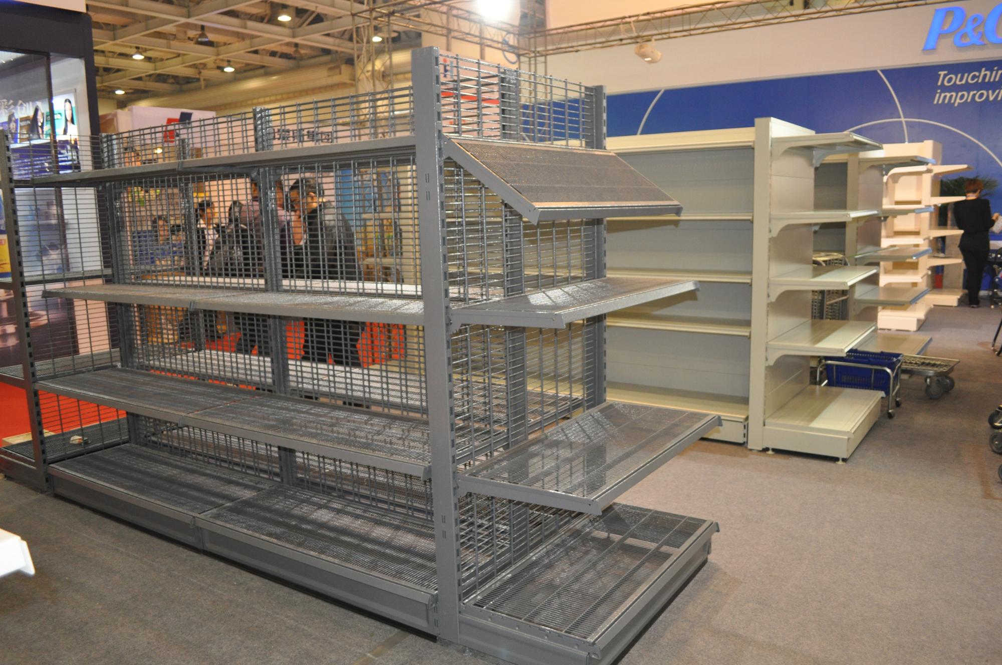 Easy Assembly Supermarket Display Shelving 150KG / Level Loading Capacity