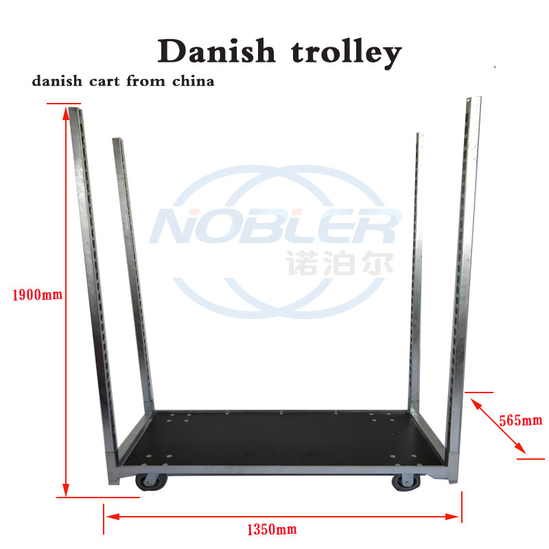 Plywood Container 4 Wheel Folded Flower Trolley Flowers Logistics Turnover