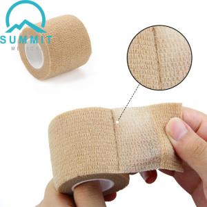 Buy cheap Tan Color Nonwoven Self Adherent Bandage Wrap 2 Inches X 5 Yards product