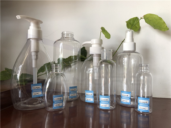 Shampoo Clear 50ml PETG Sanitizer Empty Container Bottle