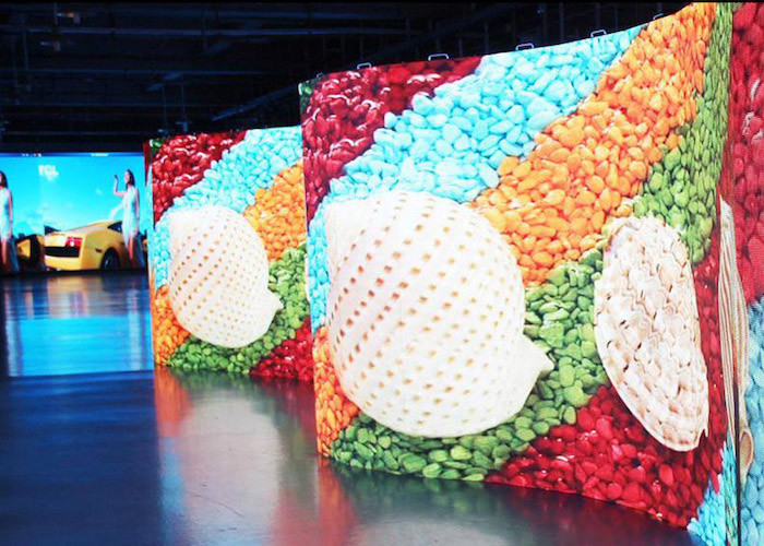 Adjustable Arc Curved Led Screen 500 X 1000mm With 4k High Definition