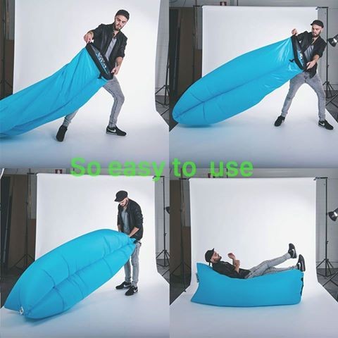 Air Filled Inflatable Air Bag Sofa Furniture Nylon Polyester + PE
