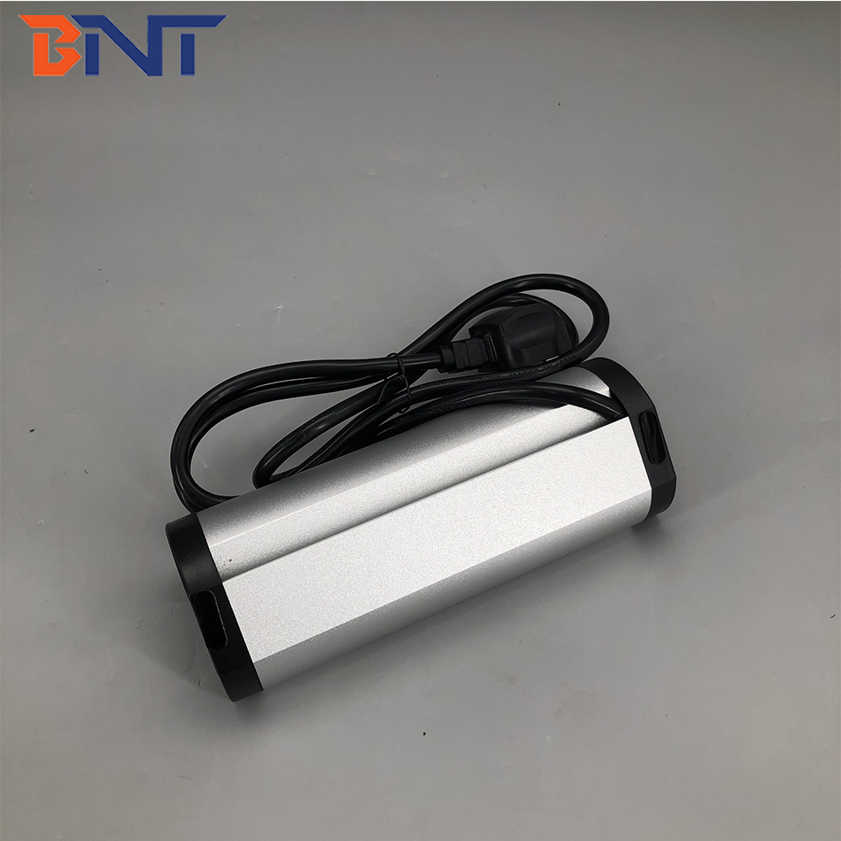 With USB type C charger clamp on desk UK power socket outlet for office furniture