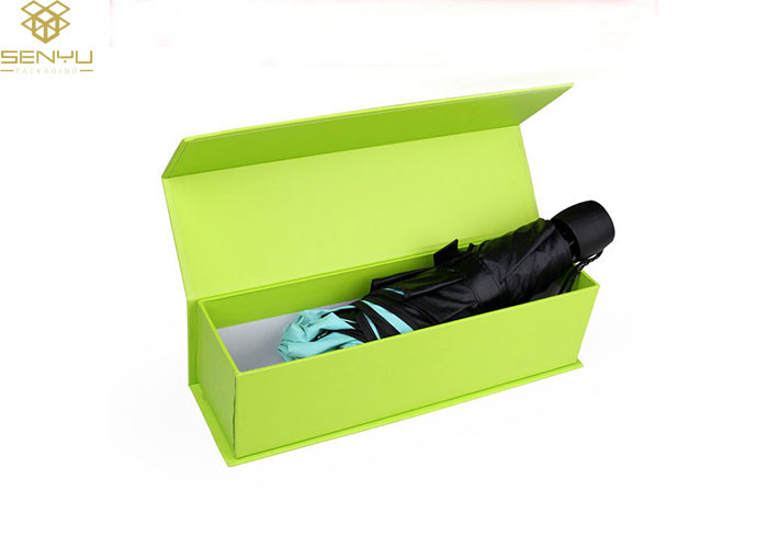 Custom Luxury Umbrella Gift Box Cardboard Magnetic Folding 28*8*7.5cm