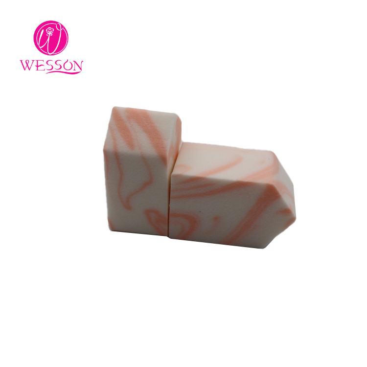 Washable Double color Small House Shape Makeup sponge Puff