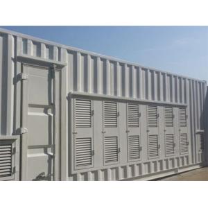 White Integrated Shipping Containerized Data Center For IT System