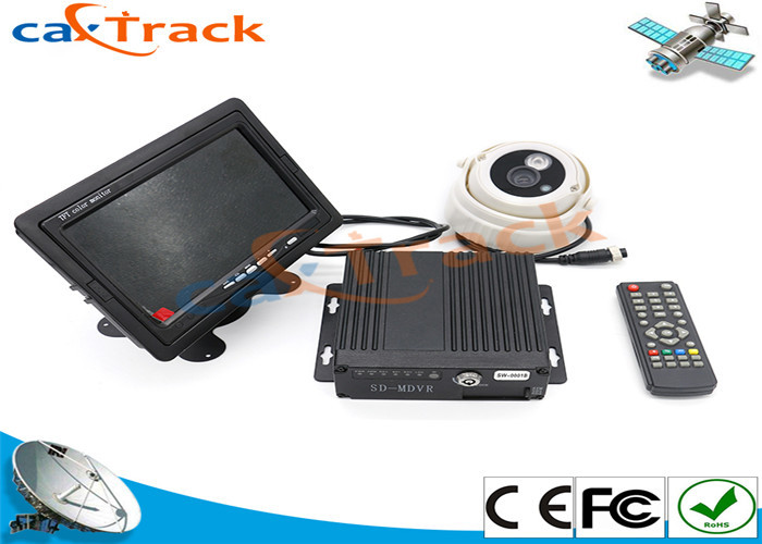 RJ45 Vehicle Blackbox Mobile DVR Full HD And Hard Disk 4 CH Video Recorder