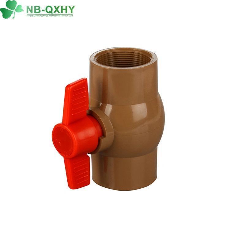 Optional Handle PVC Ball Valve Compact Ball Valve for Irrigation